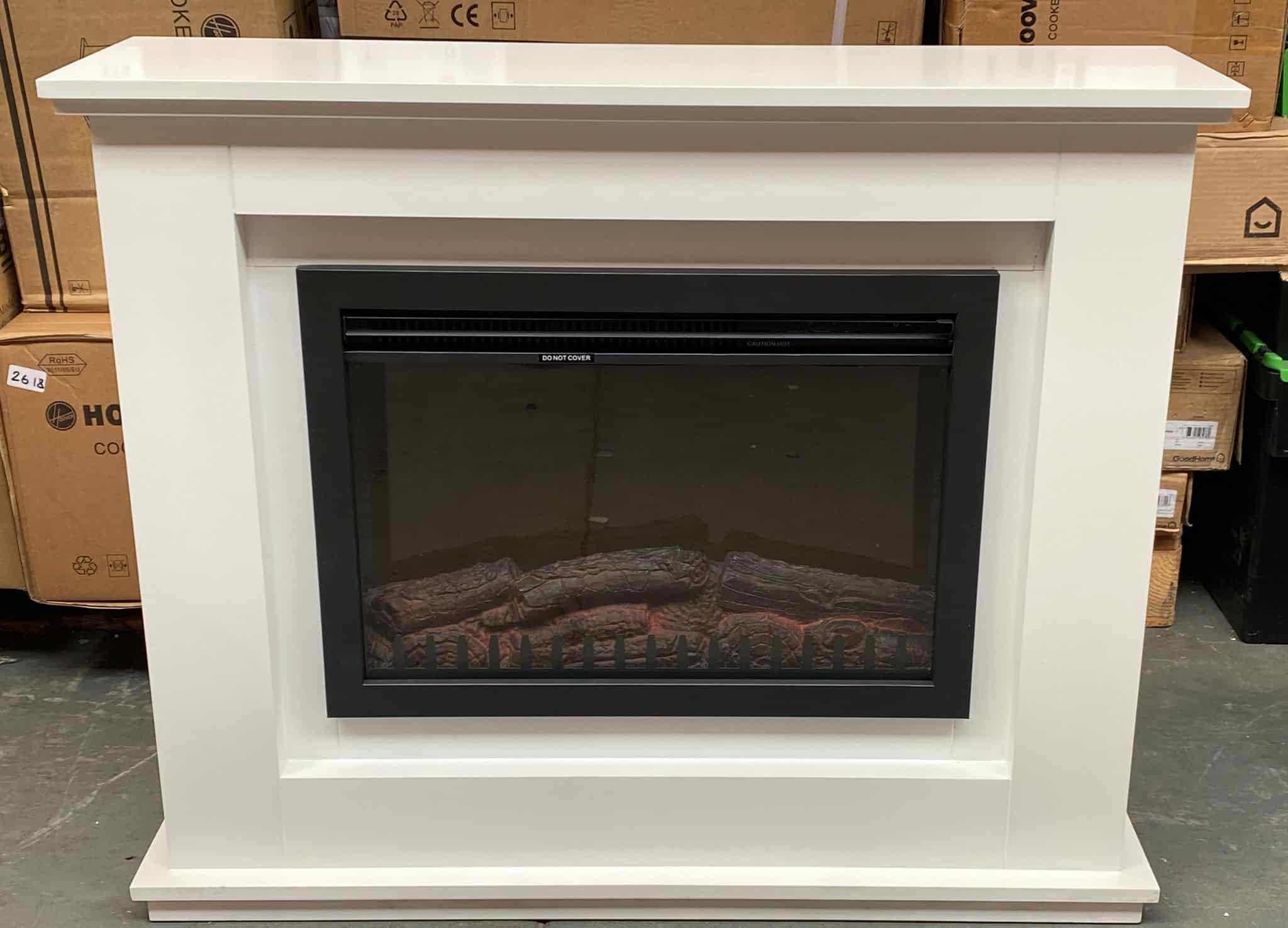 Focal Point Medford White Electric Fire suite 5277