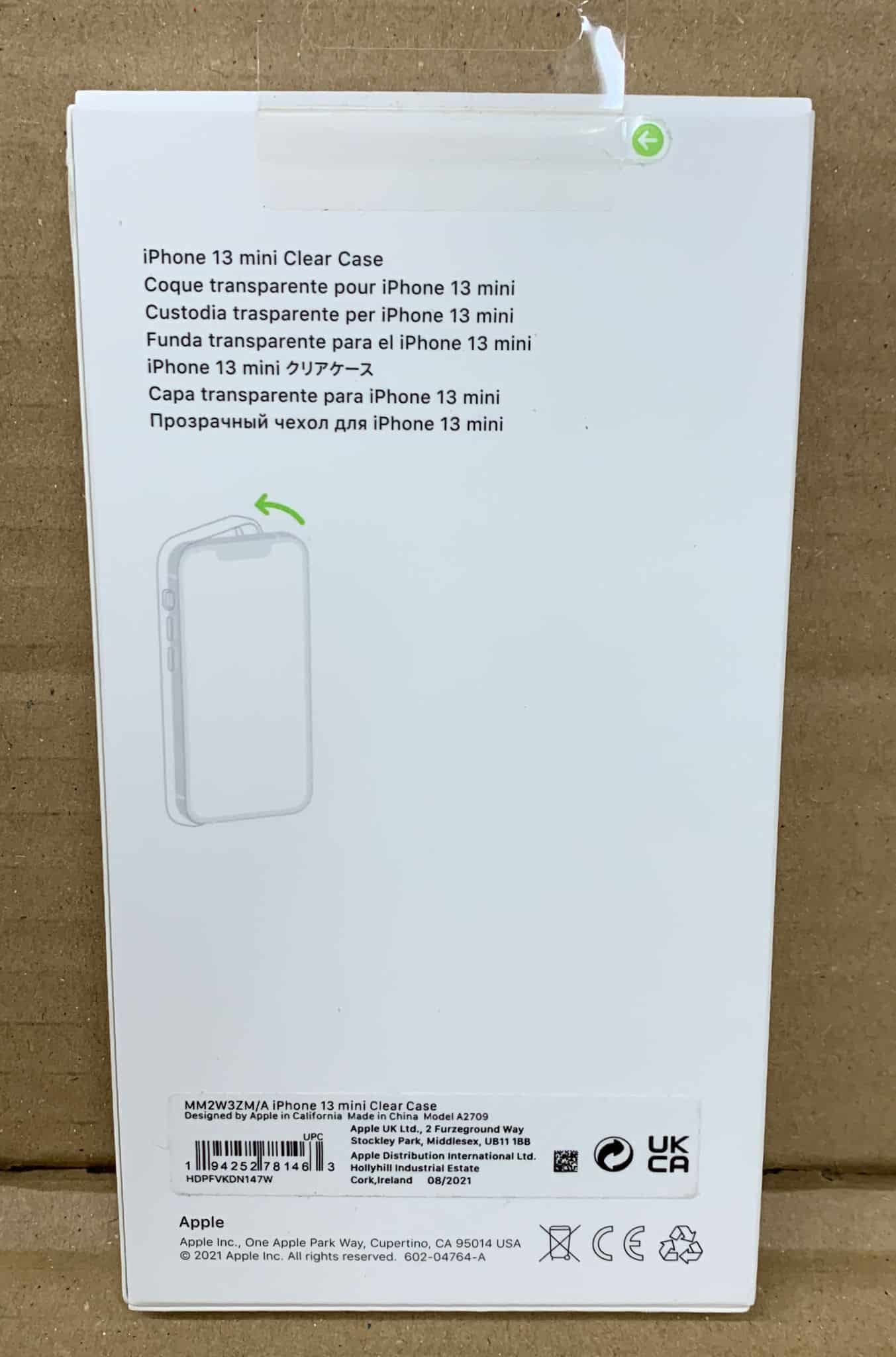Genuine Apple Clear Case with MagSafe for iPhone 13 mini 1463