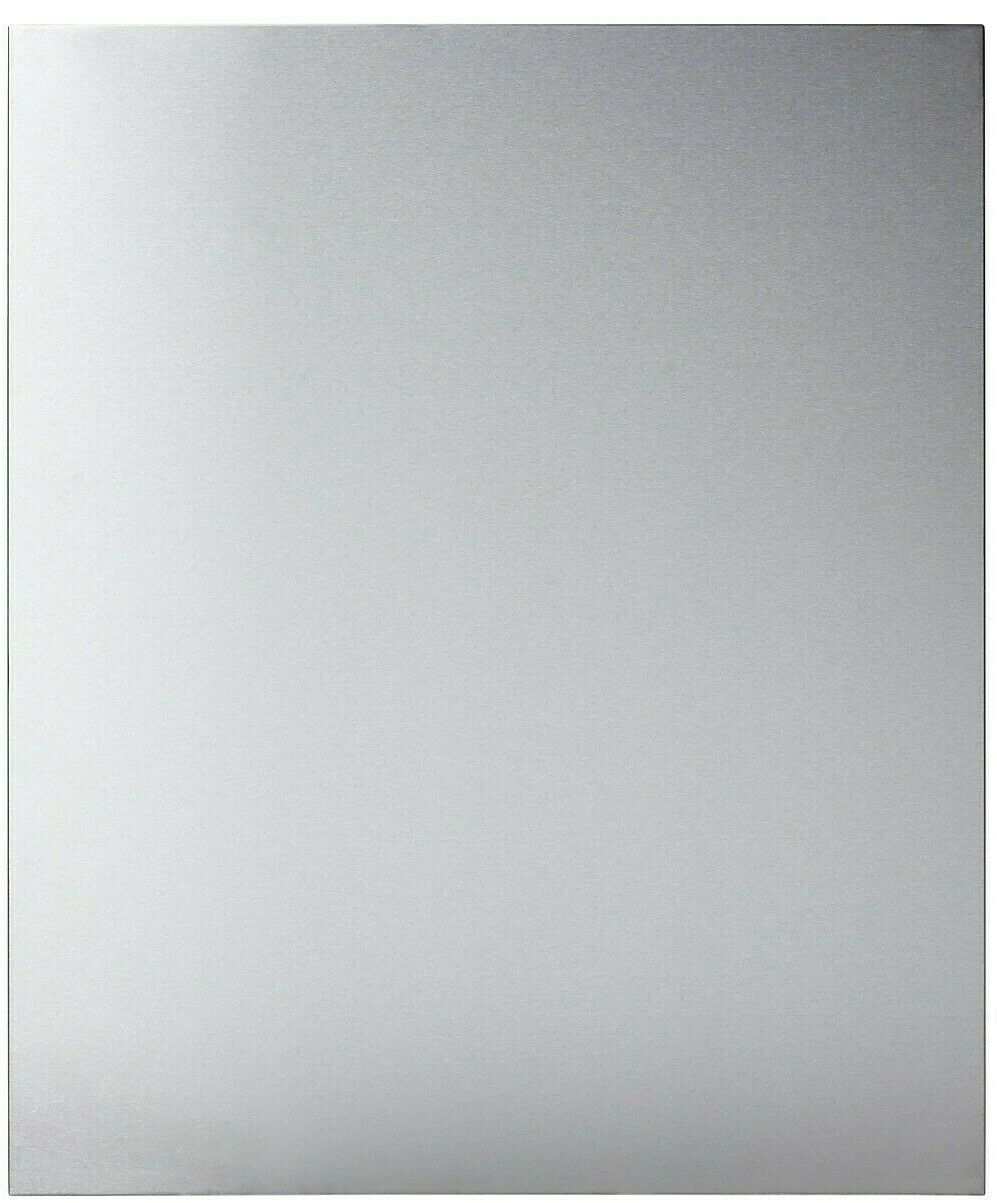 GoodHome Kasei Brushed effect Stainless steel Splashback, (H)1000mm (W)800mm (T)