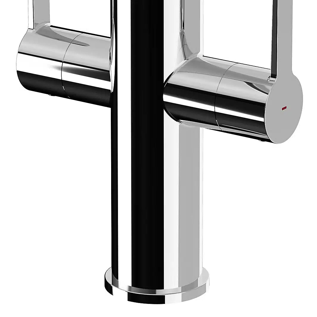 GoodHome Saffron Chrome-plated Kitchen Spring neck Tap Cosmetic 1822