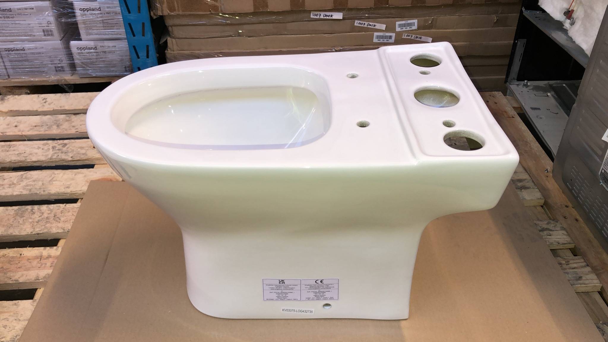 GoodHome Valois Compact Toilet set with Soft close seat 5968