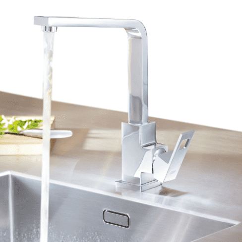 Grohe Sail Cube Chrome effect Kitchen Tap 360° swivel 31393000 - 7903
