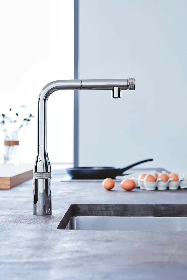 Grohe SmartControl Chrome-plated Kitchen Pull-out spray mono mixer Tap 3649