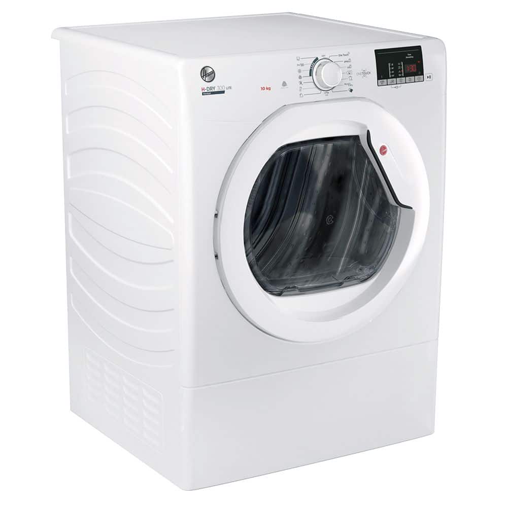 HOOVER H-Dry 300 HLEV10DG-80 White 10 kg Vented Tumble Dryer 0009