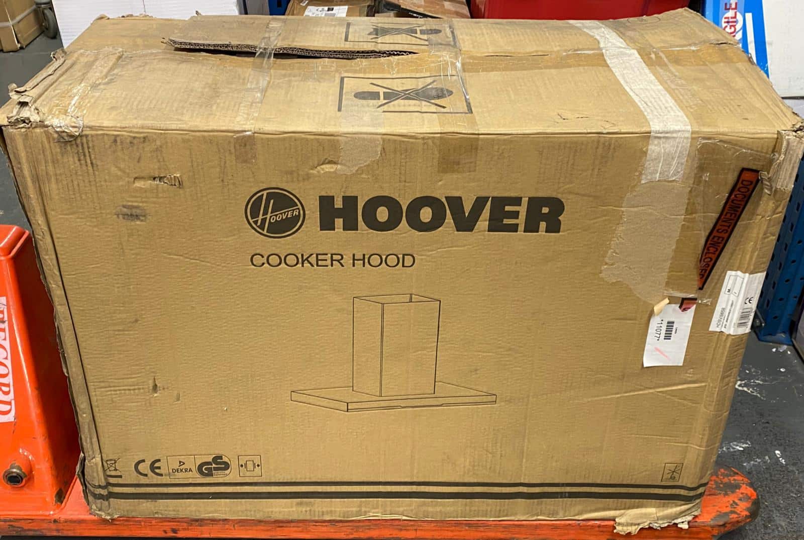 Hoover Cooker Hood Stainless Steel 90cm Black HDSVI985B 0007
