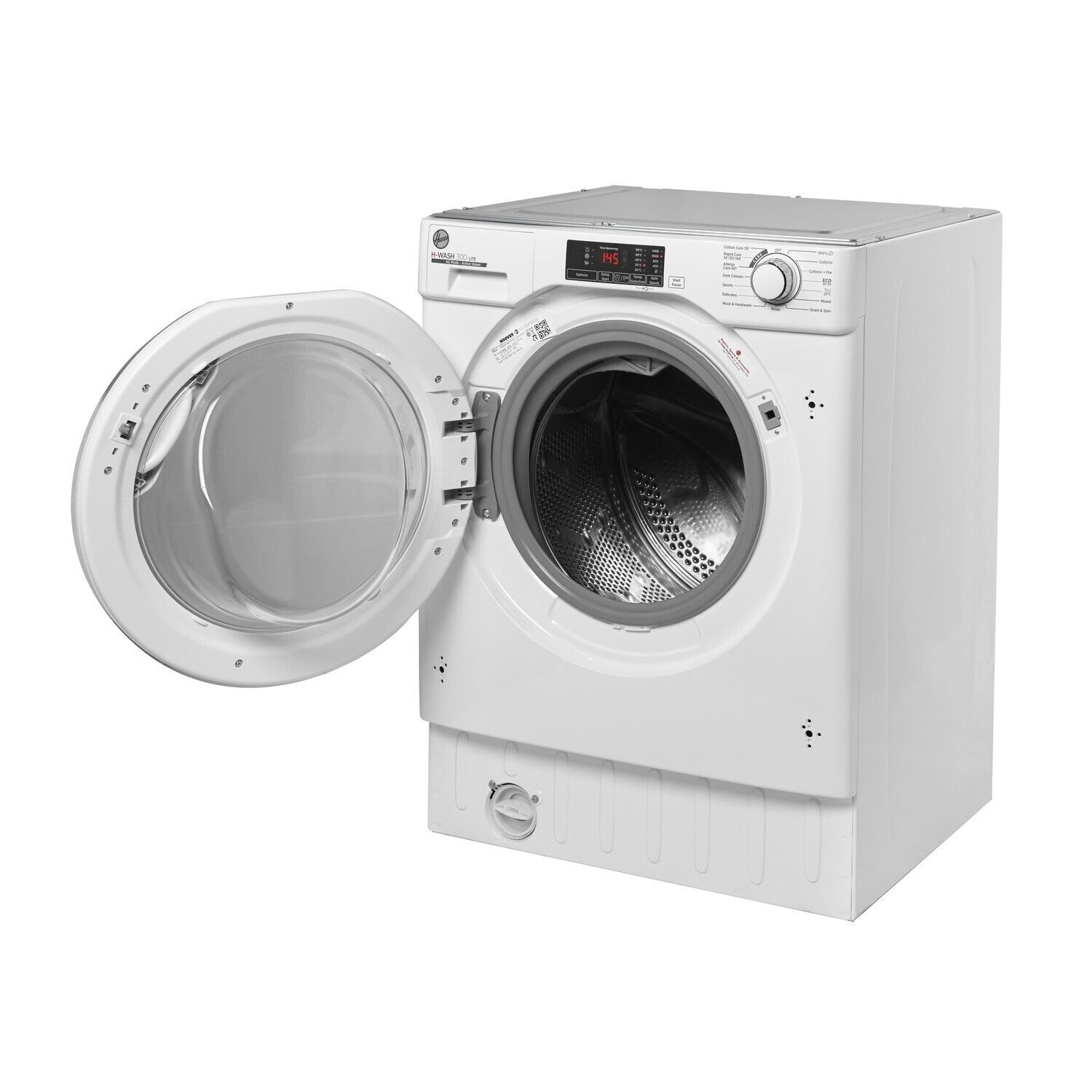 Hoover H-WASH 300 HBWS49D1E-80 9kg 1400rpm White Integrated Washing Machine 0485