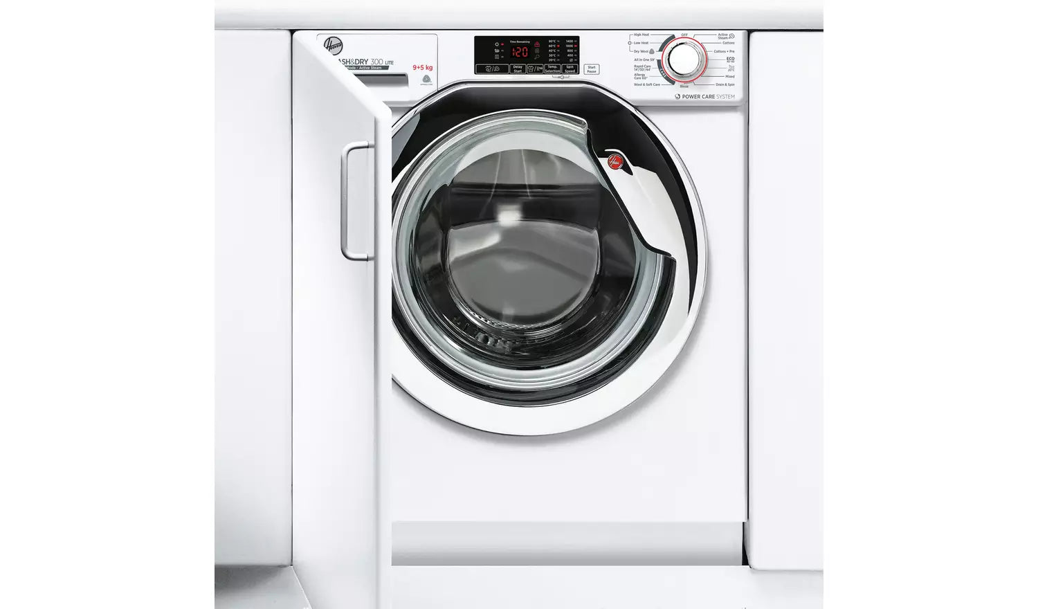 Hoover HBDS495D1ACE Integrated Washer / Dryer 9Kg / 5Kg with 1400 rpm 0033