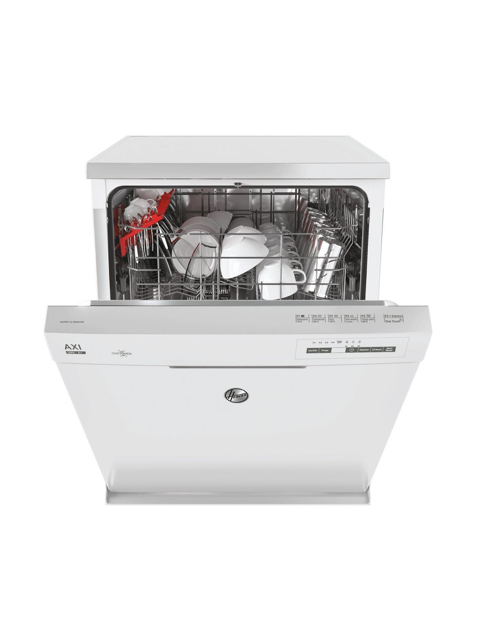 Hoover HDPN1L390OW White Freestanding Full Size Dishwasher Cosmetic damage 0049