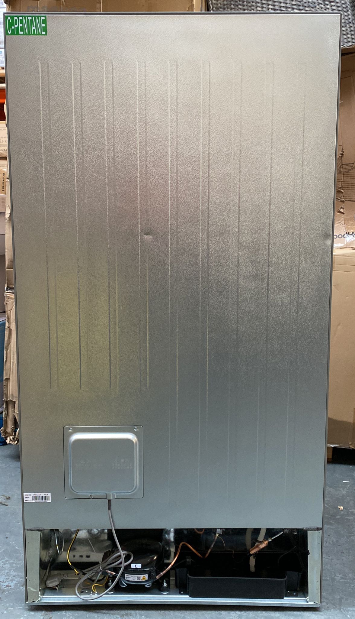 HooverFridge freezer-Freestanding-Stainless steel-silver- 6444