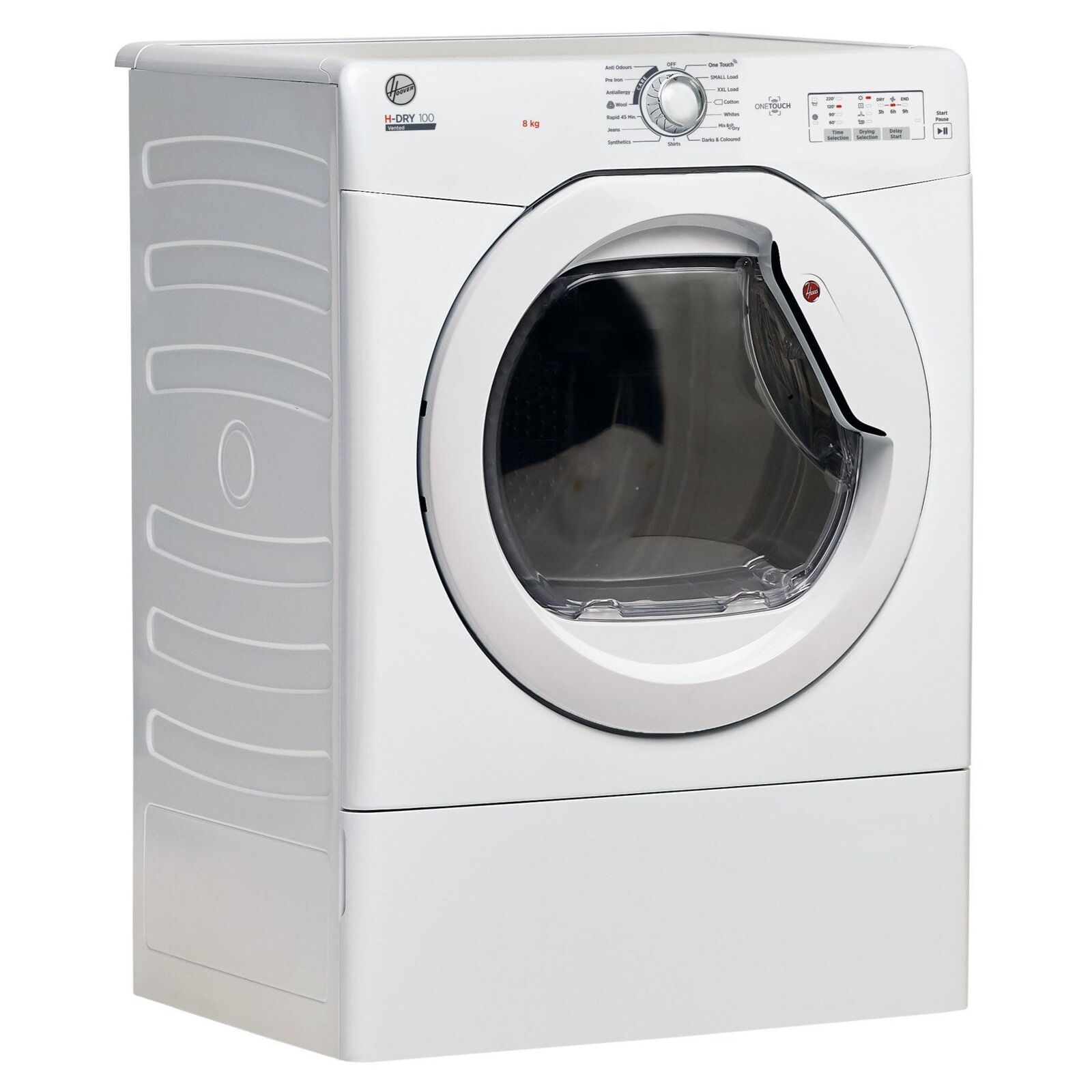 Hoover HLE V8LG-80 8kg White Freestanding Vented Tumble Dryer X-Display 0188