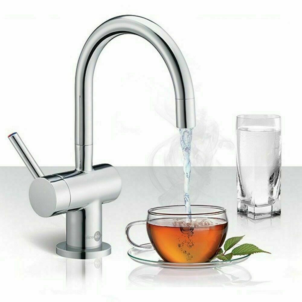 Insinkerator F-HC3300C Chrome Steaming Hot & Cold Kitchen Sink Kettle Filtered Tap with Neo Tank