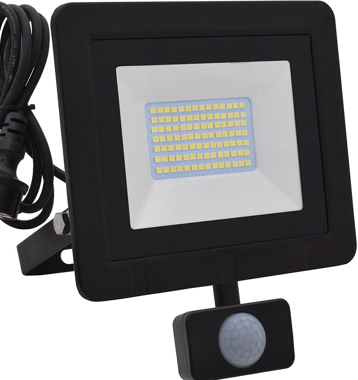 Lumare 50W LED spotlight with motion detector 4000lm floodlight lamp 3000K 5653
