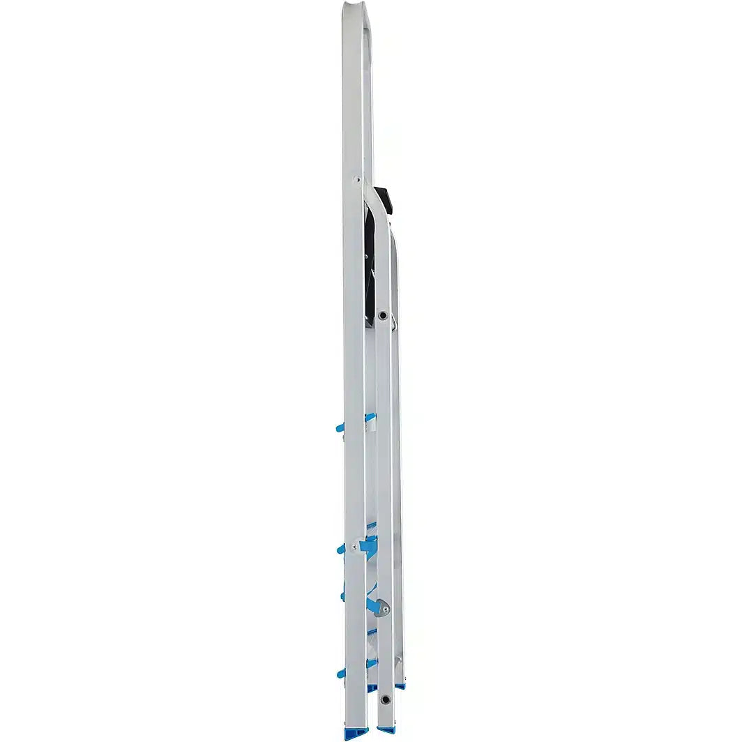 Mac Allister 4 tread Aluminium plastic & steel Step Ladder (H)1440m 1069