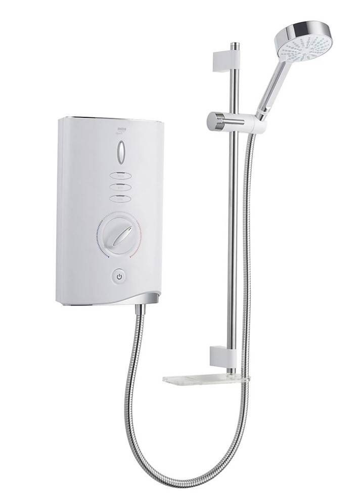 Mira Sport Max Airboost White Electric Shower, 9kW 1.1746.007 - 9526