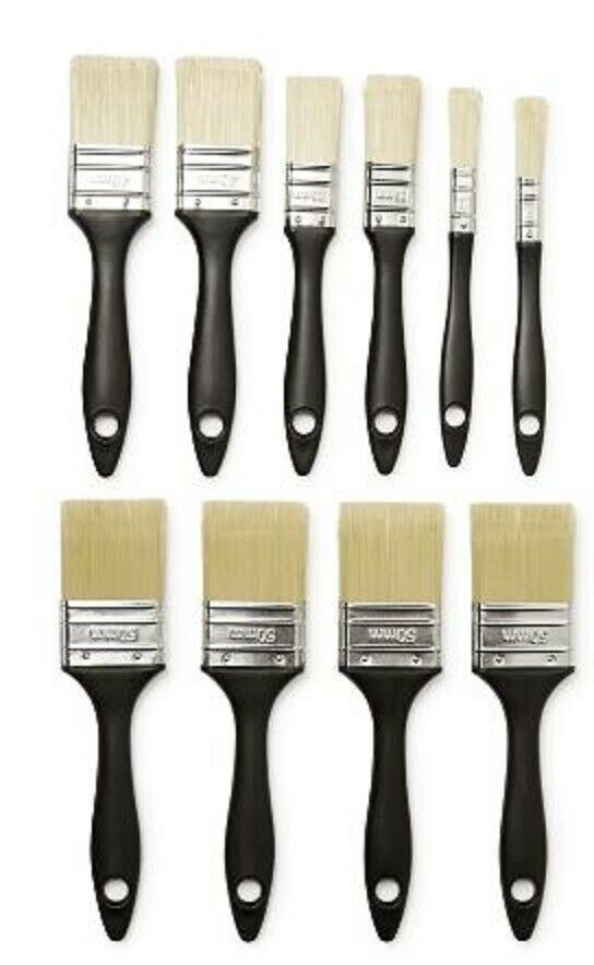SOFT TIP PAINT BRUSH, PACK OF 10, SMOOTH, FOR INTERIOR, 2565