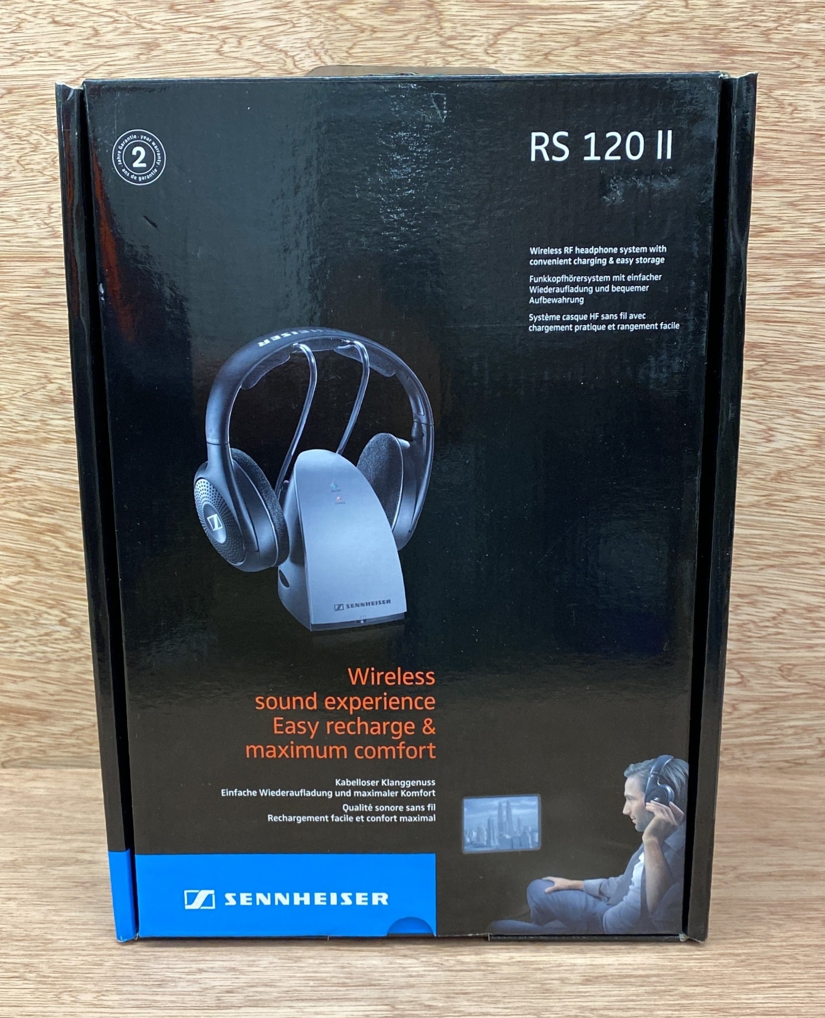 Sennheiser RS120 II Open Wireless RF Headphone System 1832