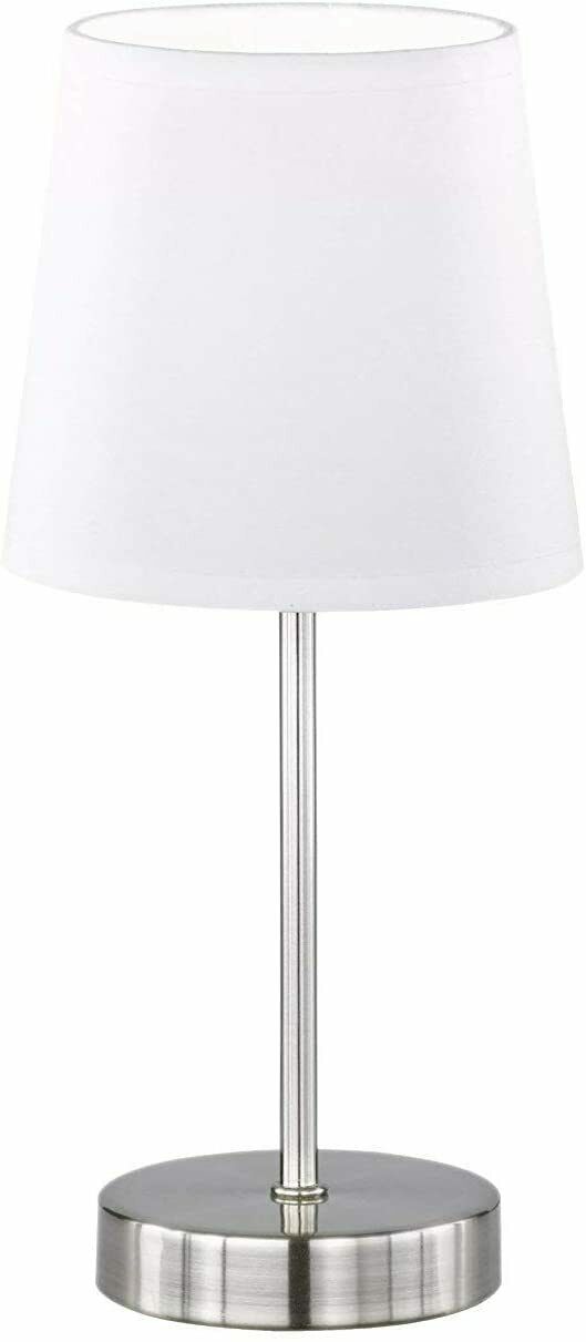 WOFI table lamp,Cesena single-flame, white,approx. Ø14 cm, height approx.32,9142