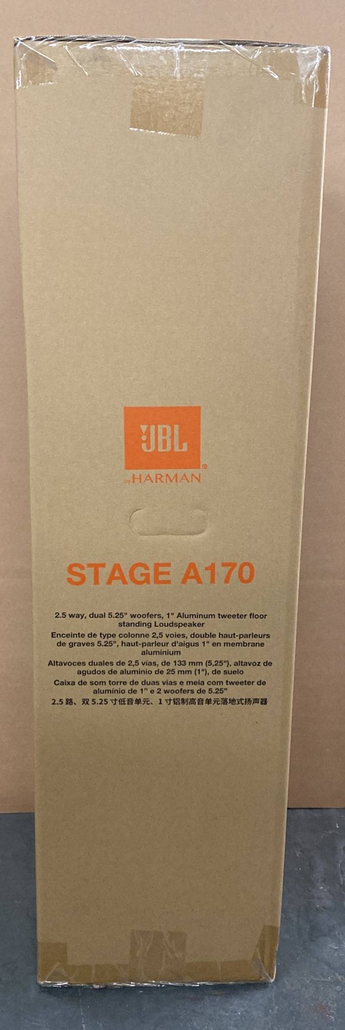 JBL STAGE A170 Floorstanding Loudspeakers (Black, Pair) BLK
