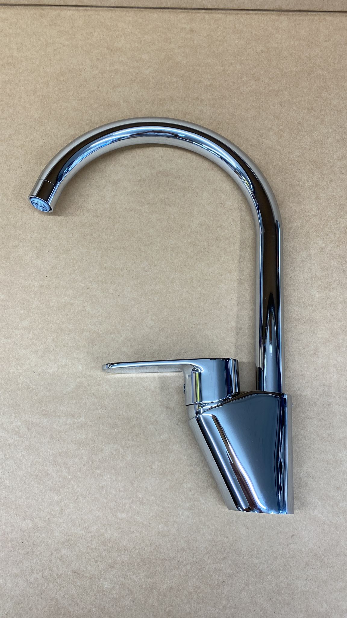 Cooke & Lewis Aruvi Silver Chrome effect Kitchen Top lever Tap - 2123
