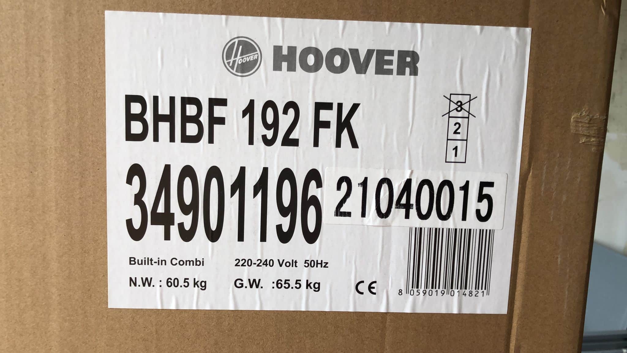 Hoover Fridge freezer-70:30 Integrated Frost free-White-BHBF192 FK-0015