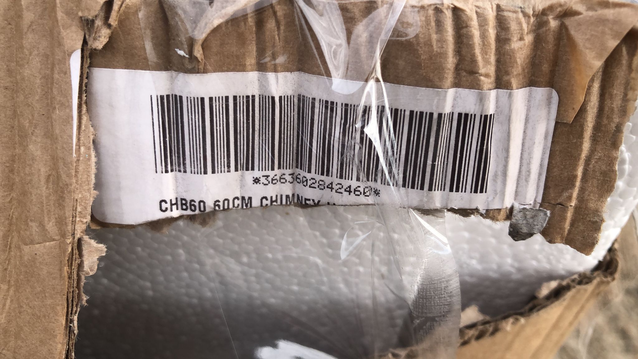 Chimney Cooker hood (W)60cm-Black-CHB60 2460