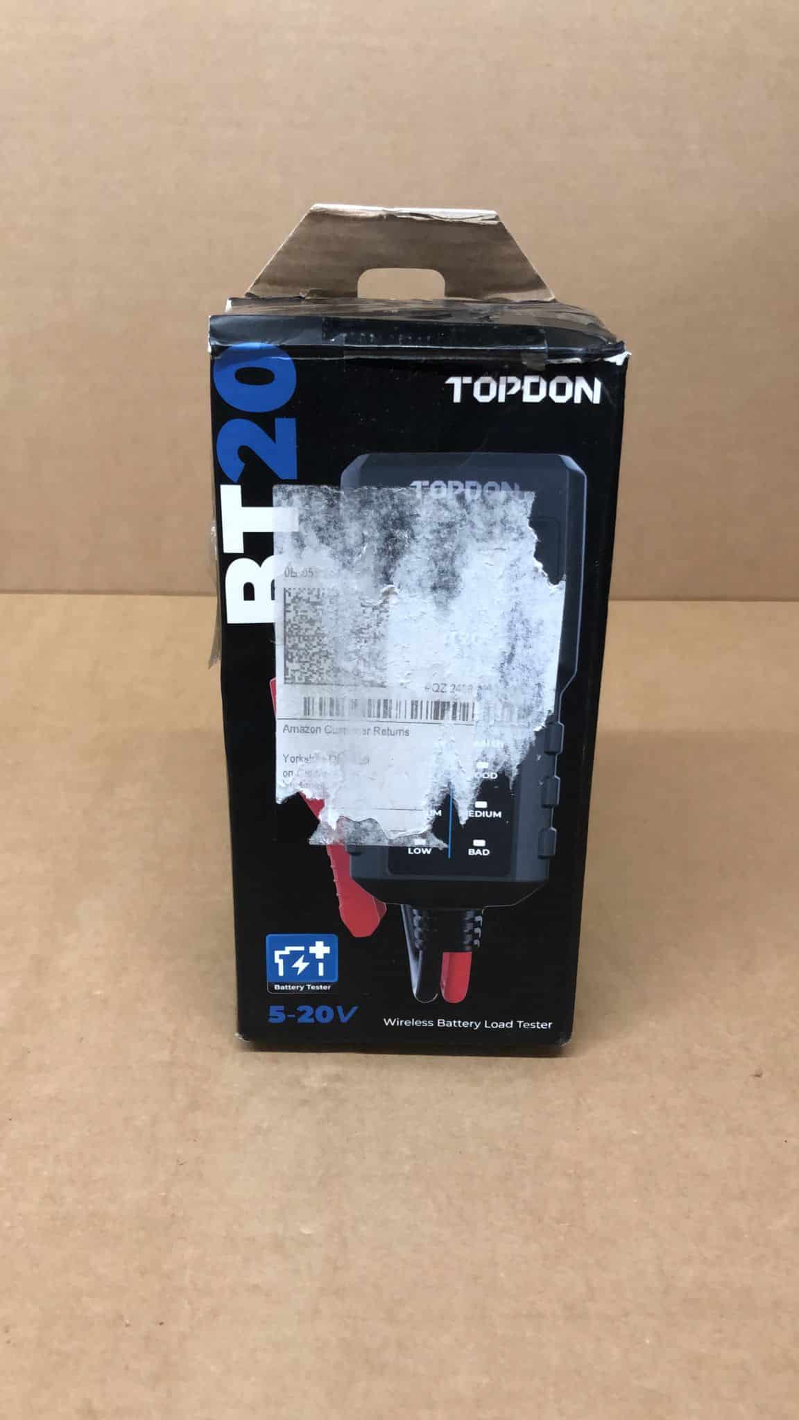TOPDON Car Battery Tester BT20, 12V Battery Tester 1215