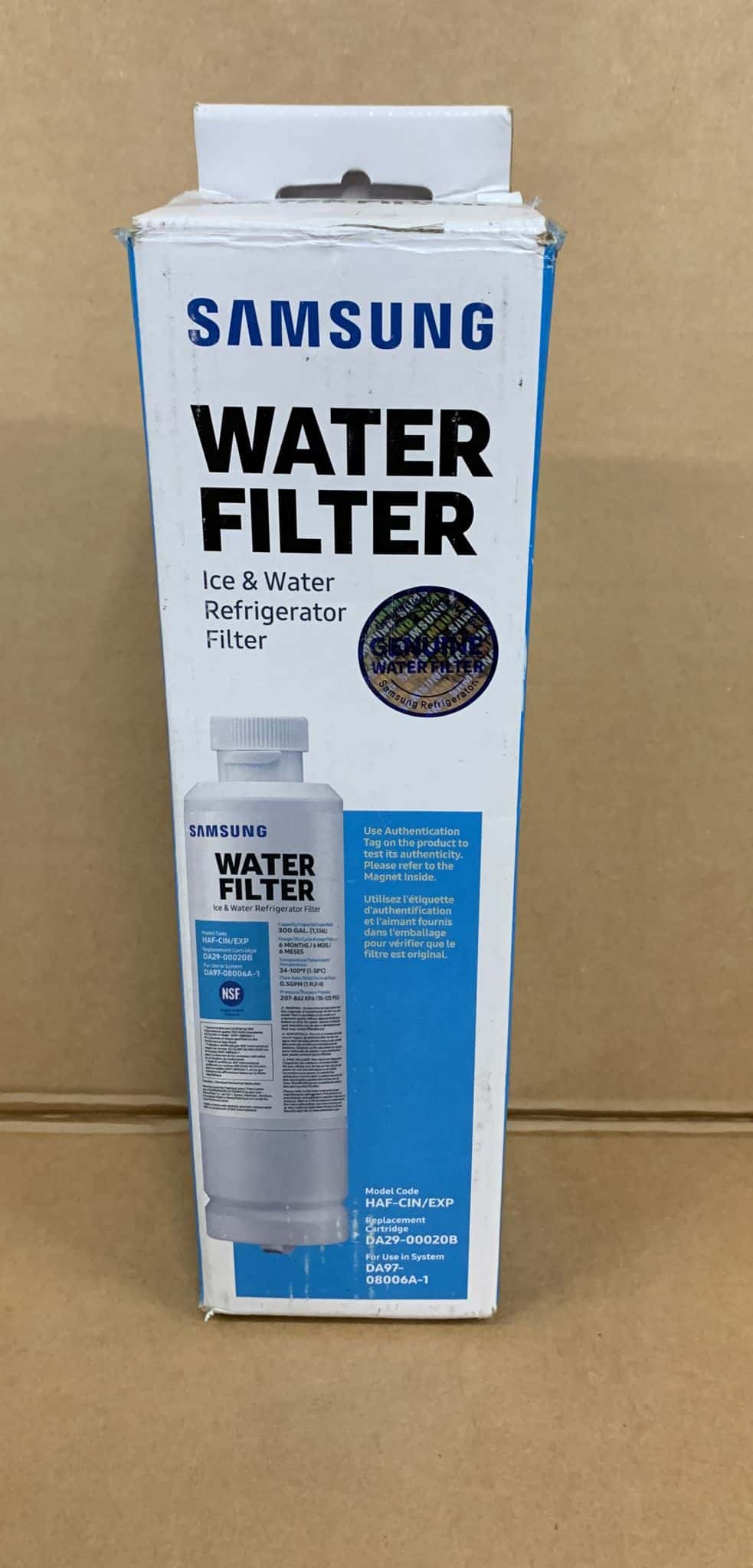 SAMSUNG Genuine Filter for Refrigerator Water and Ice 9768