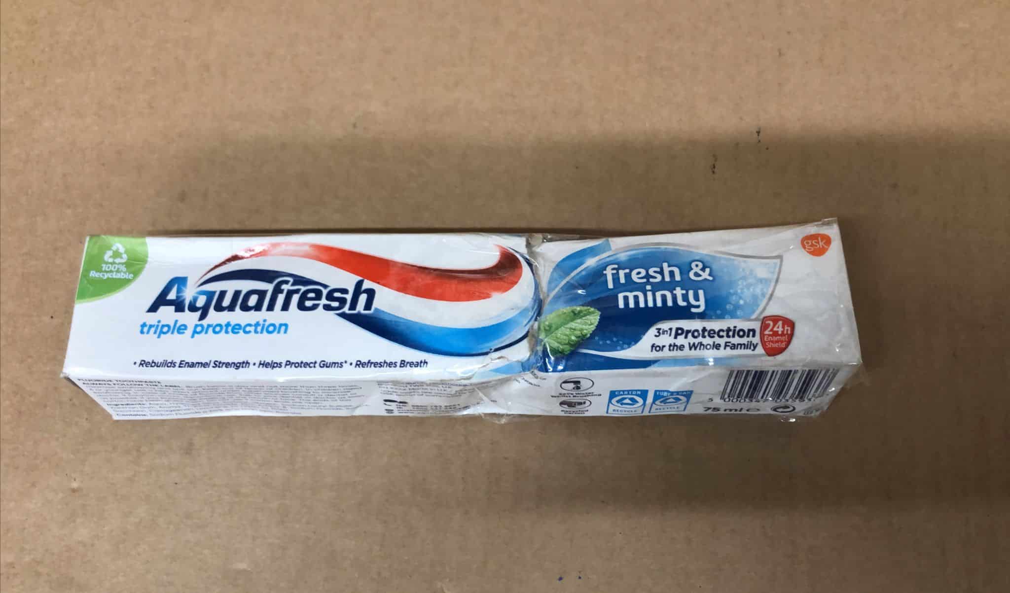 Aquafresh Toothpaste Triple Protection Fresh & Minty, 75 ml (Pack of 1) 25937