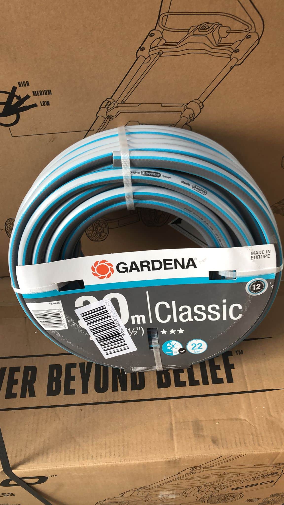 Gardena 18009-28 Blue Multi-purpose Hose pipe (D)½" x (L)30m 4283