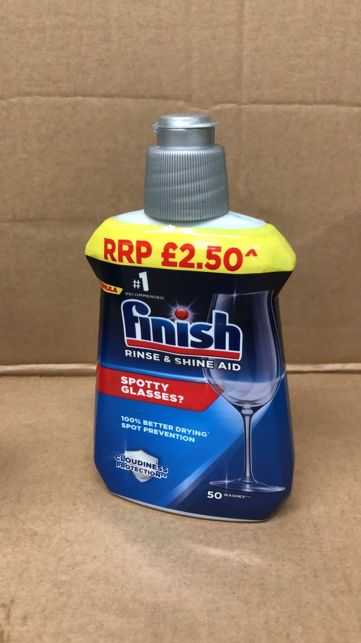 Finish Dishwasher Rinse Aid, Pack Of 7 250ml 30181