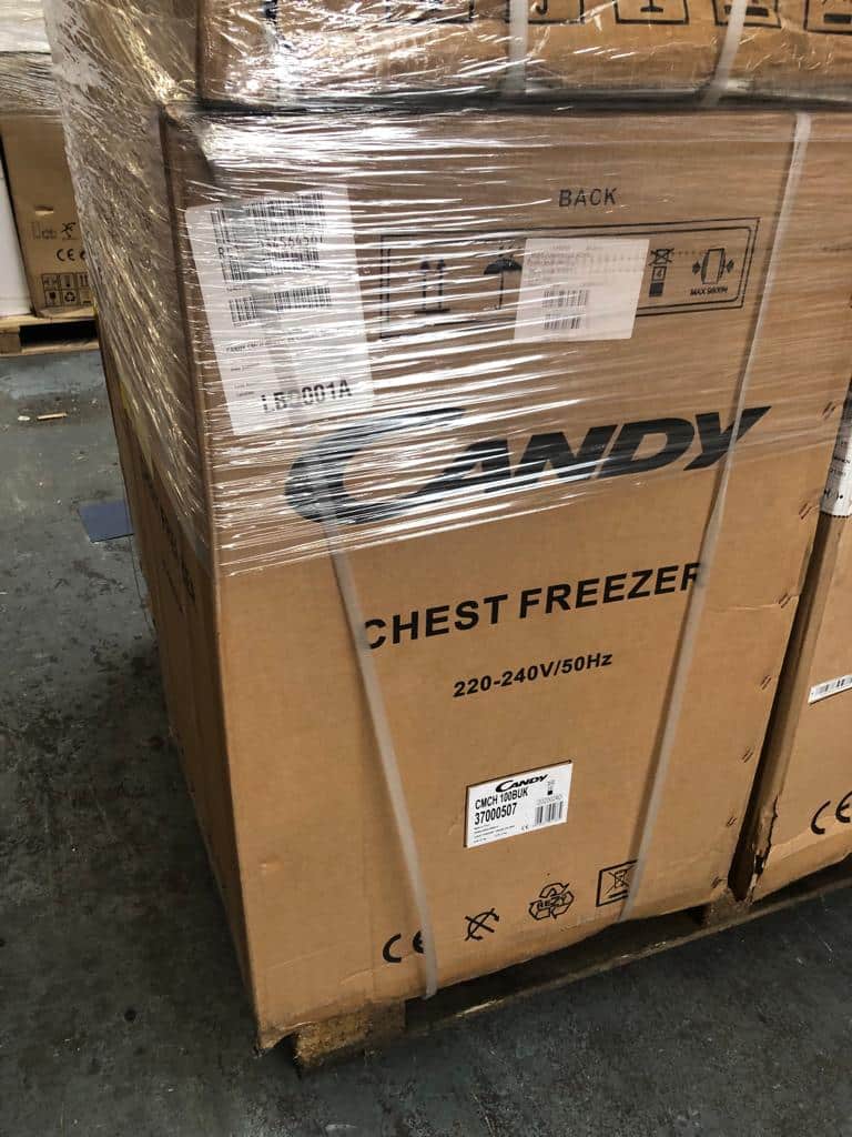 Candy CMCH100BUK Freestanding Chest Freezer, 98L Total Capacity, Black [Energy Class F] 1334