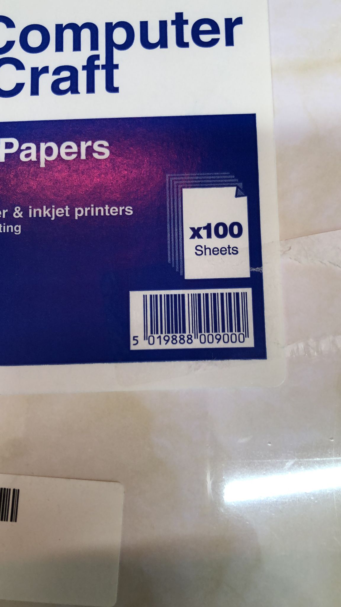 Computer Craft Marble Papers for Toner and Inkjet 90gsm A4 Green  [100 Sheets], 1  9000