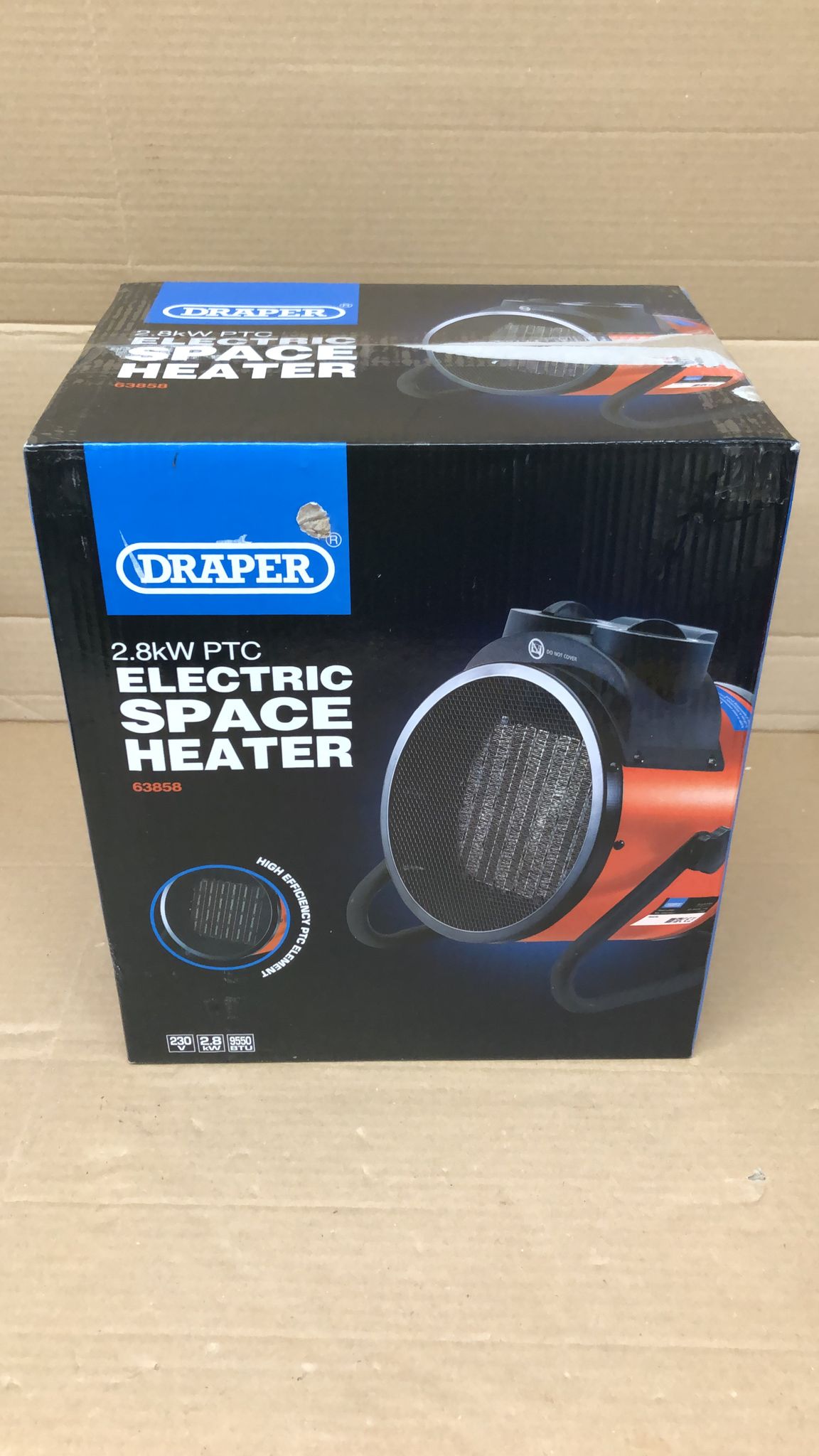 Draper- Electric Space Heater-6623