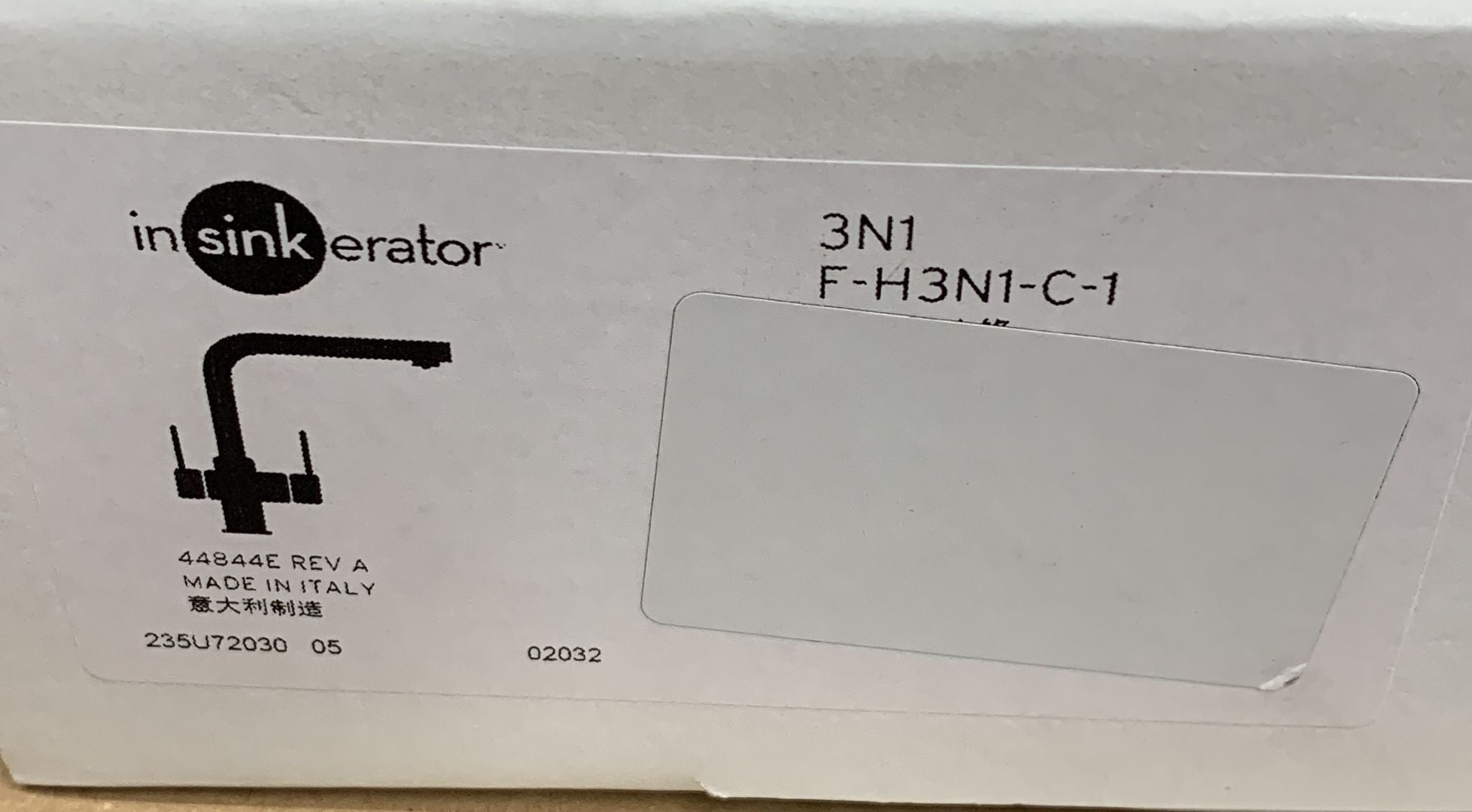 Insinkerator F-H3N1-C-1 Tap only 44844