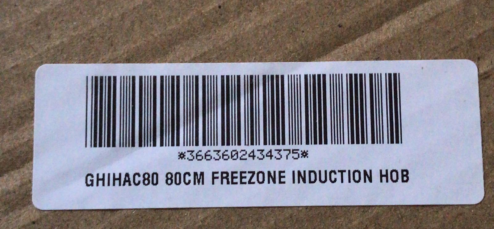 GoodHome Bamia Induction Hob 4 Zone, (W)800mm  Black GHIHAC80 4375