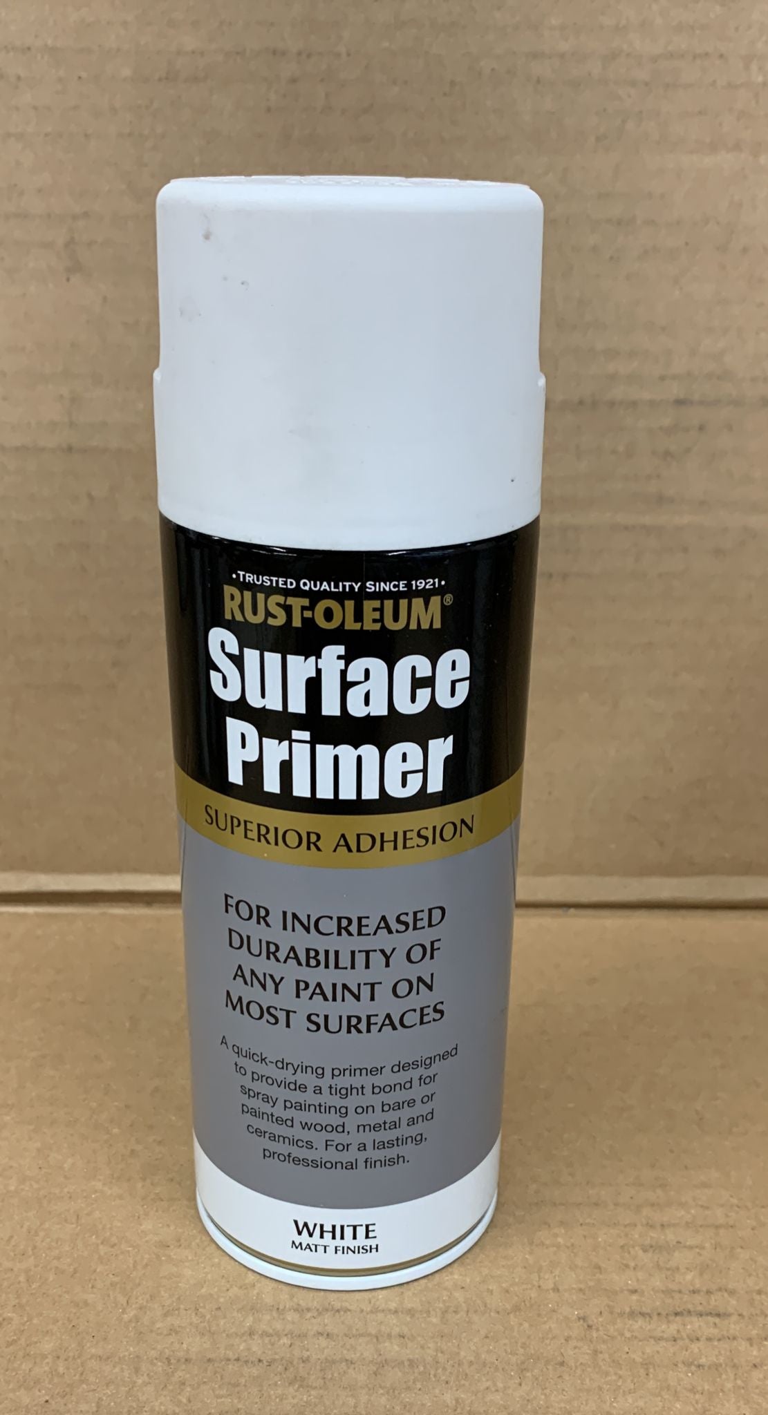 Rust-Oleum Surface primer White Matt Multi-surface Primer Spray paint, 400ml 0466