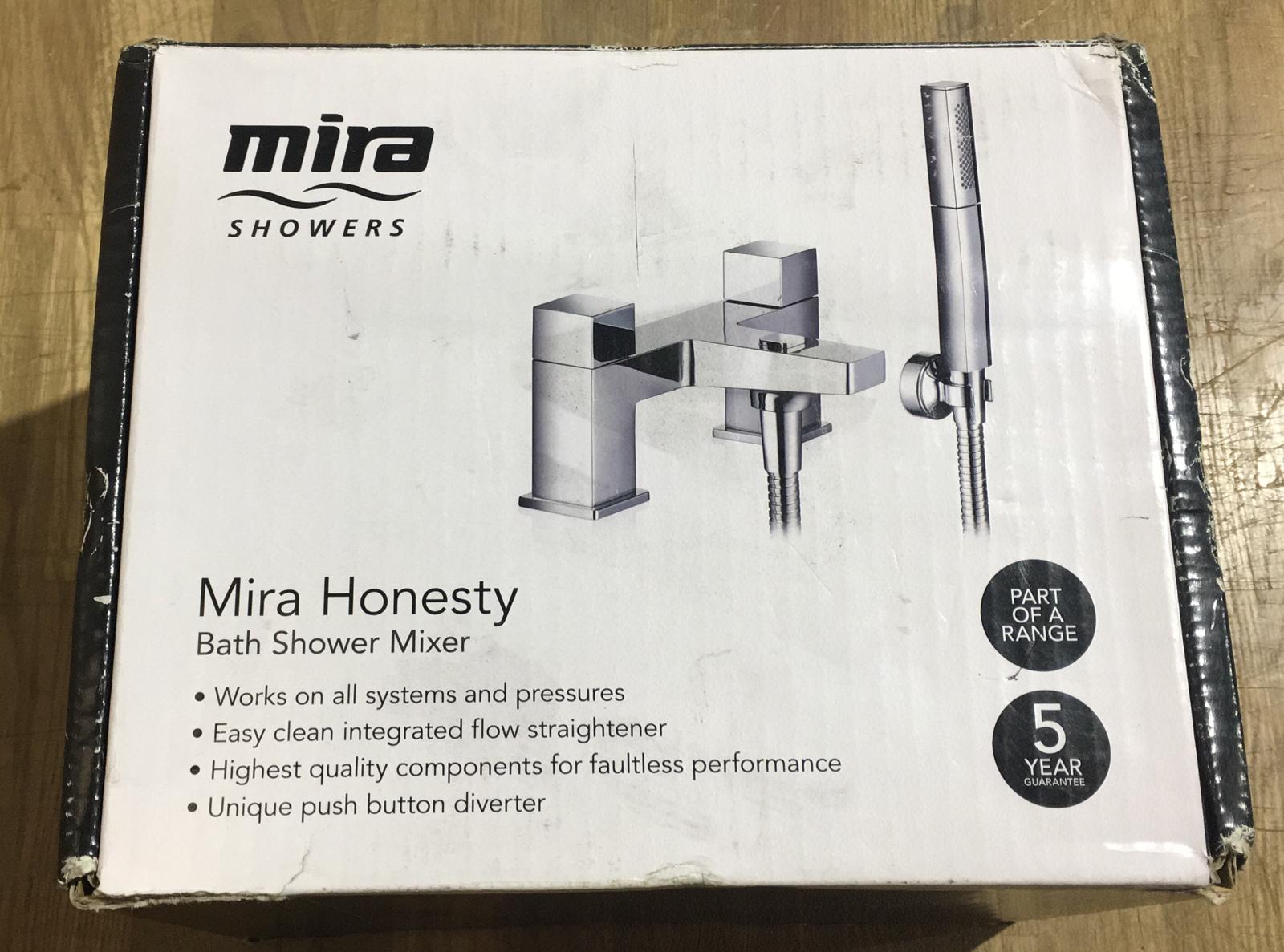 MIRA Honesty Bath Shower Mixer 2 Hole Taps Chrome 2.1815.005