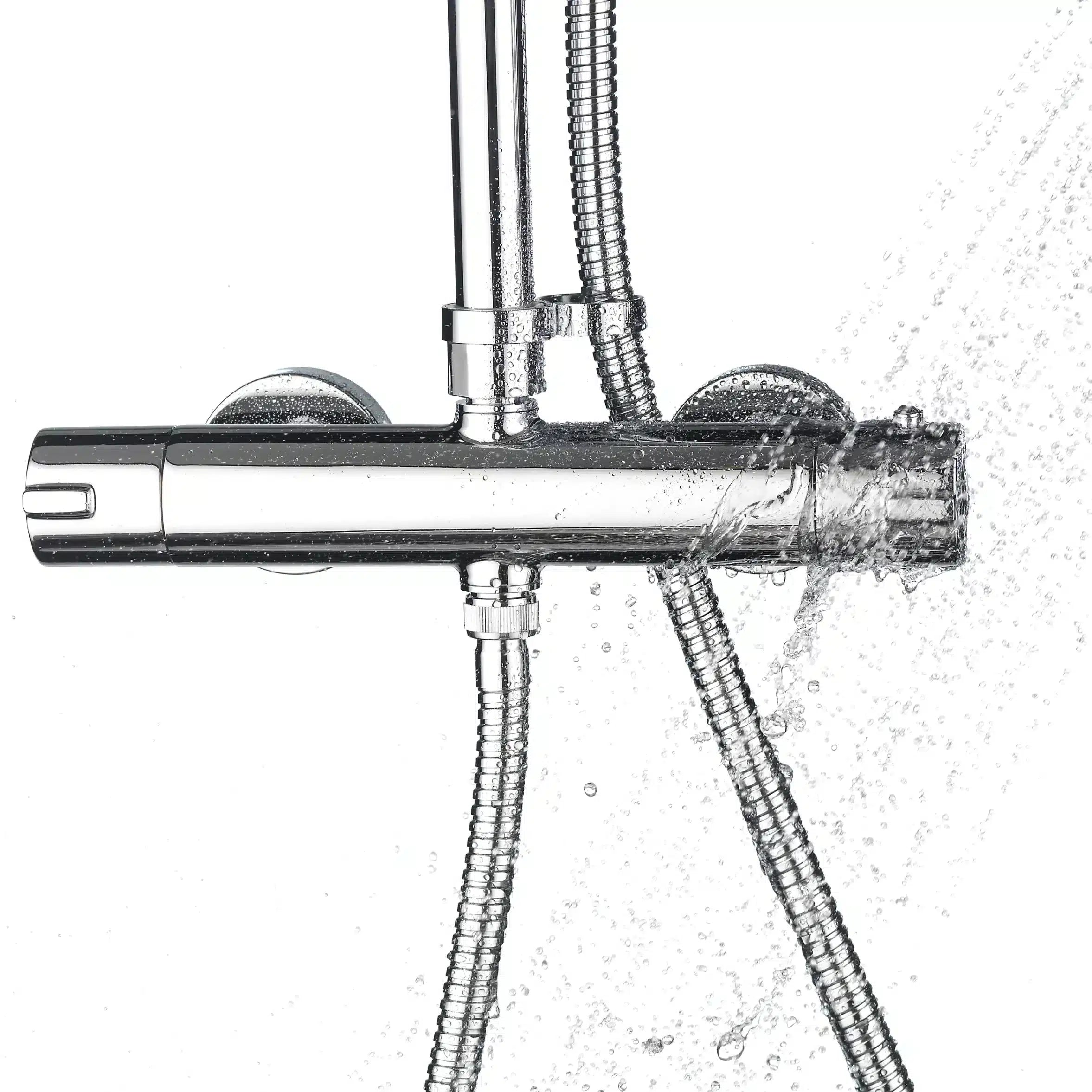 Aqualisa Sierra Chrome effect Exposed valve Mixer Shower 7696