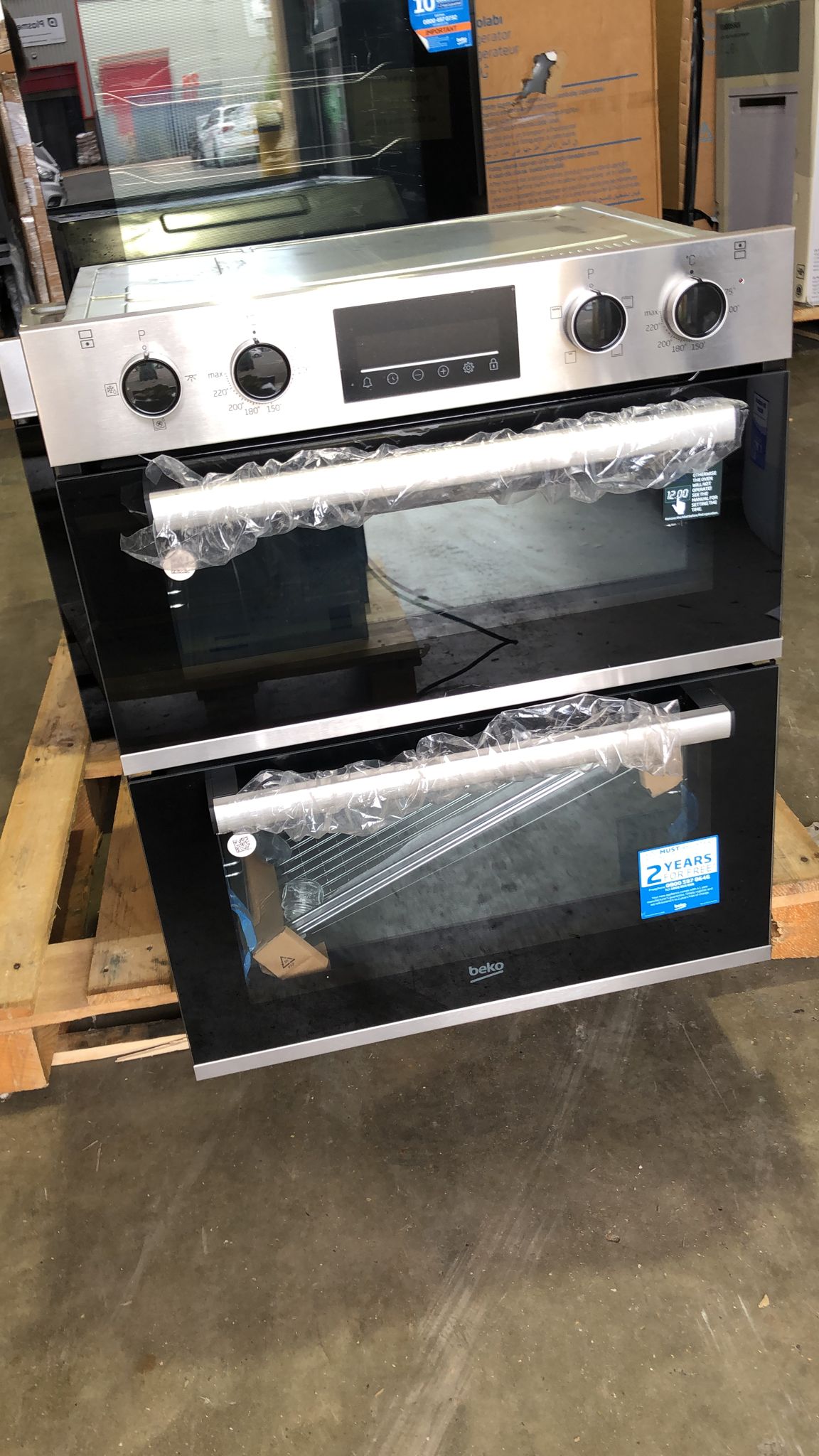 Beko BBTQF22300X Stainless Steel Built-in Double Oven X Display -7731