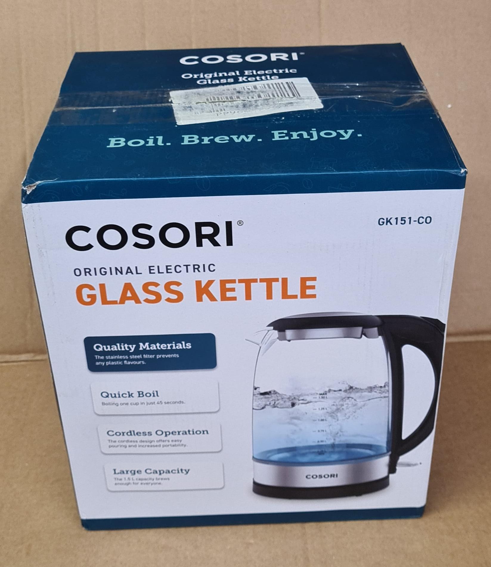 COSORI Electric Kettle Glass,3000W 1.5L -8390U