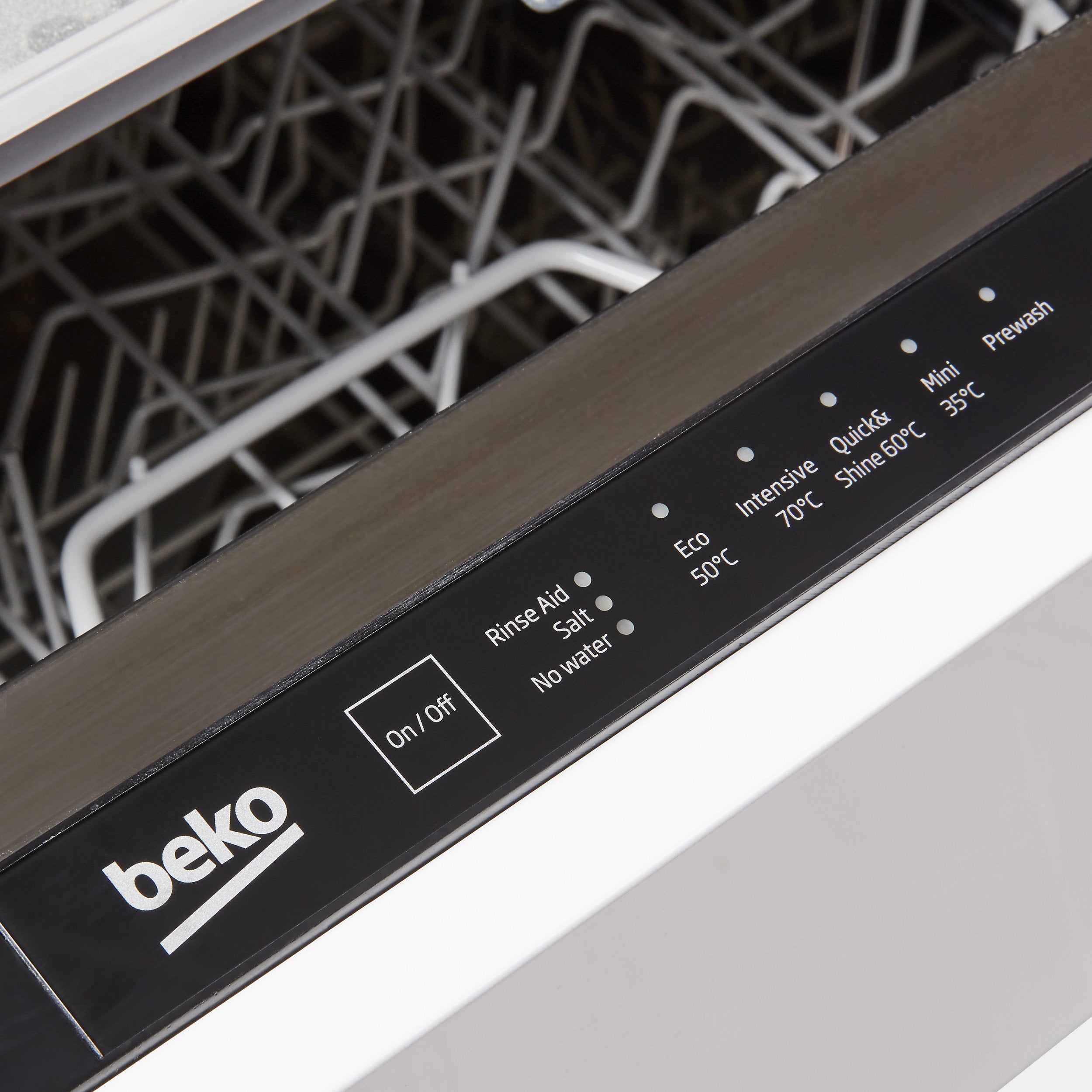 Beko-Integrated Dishwasher-Black & white DIN15Q10-1520