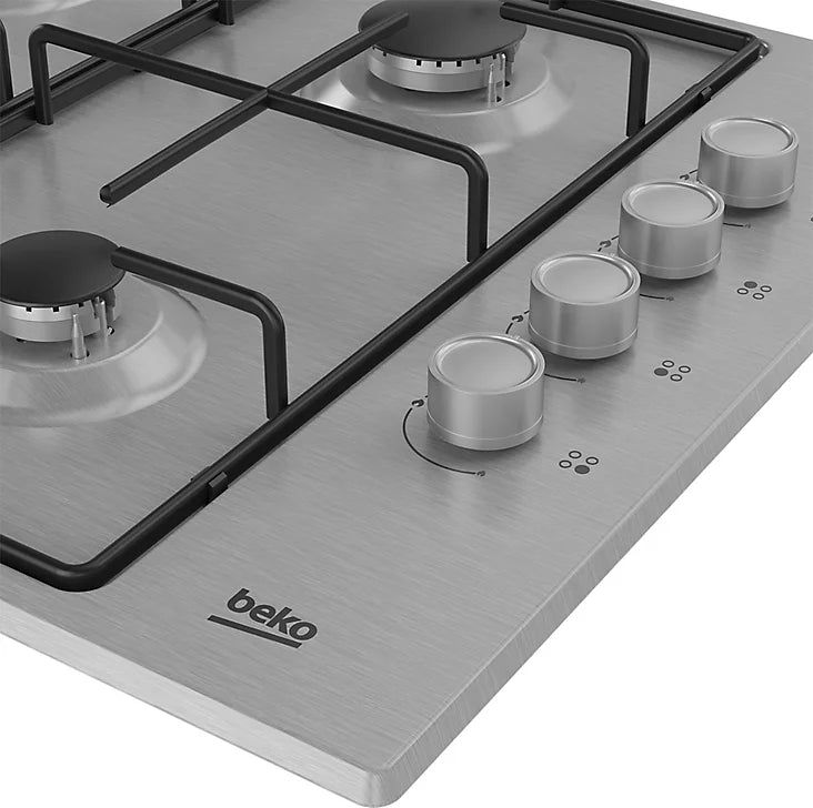 Beko QBSE223SX Built-in Multifunction Oven & gas hob pack - Stainless steel-4309