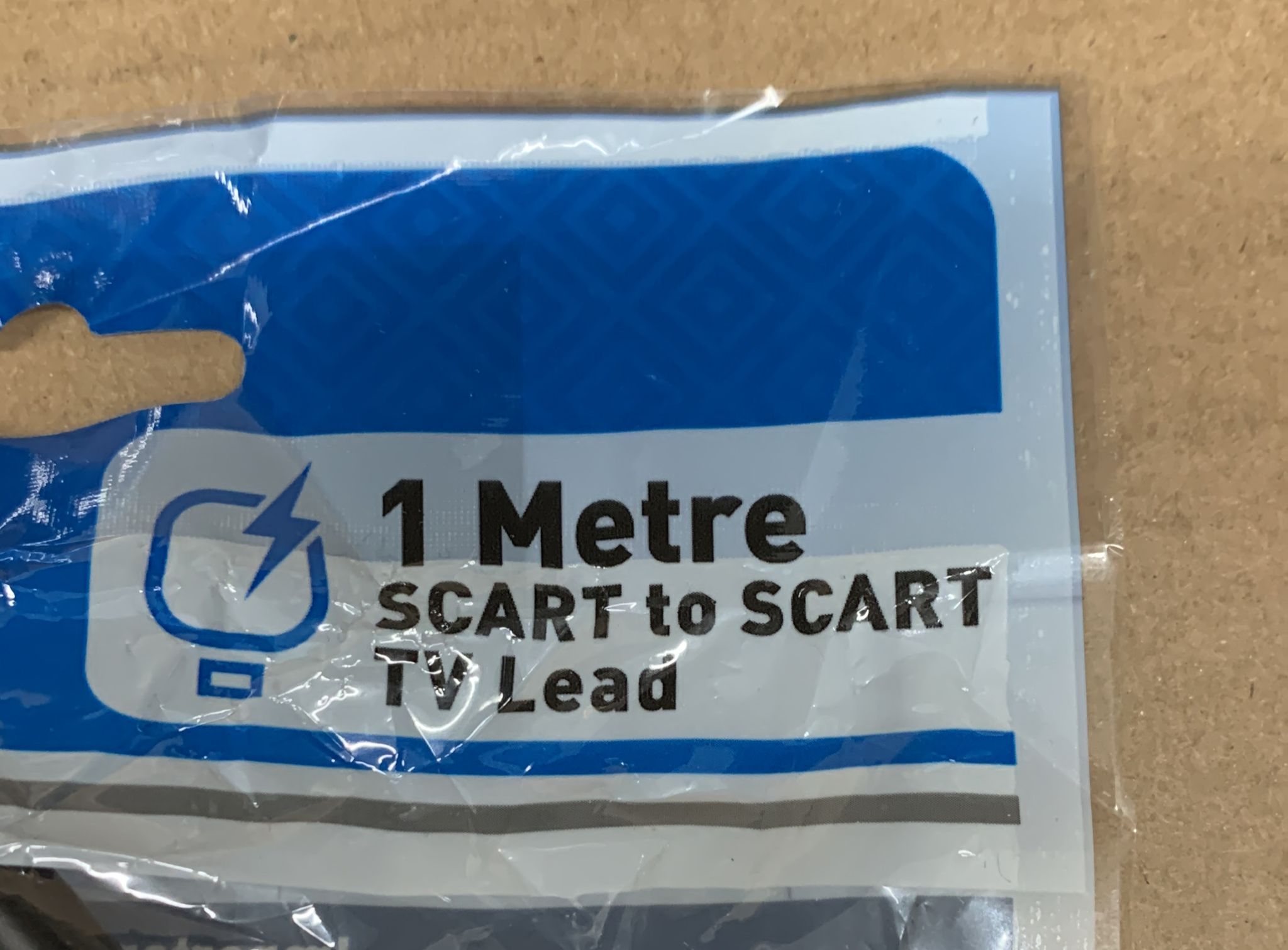 STATUS Scart Lead |1 Meter 21 Pin Scart to Scart Cable | Nickel Plated 7mm Replacement Lead | S1MNPSCART1PK6-3836