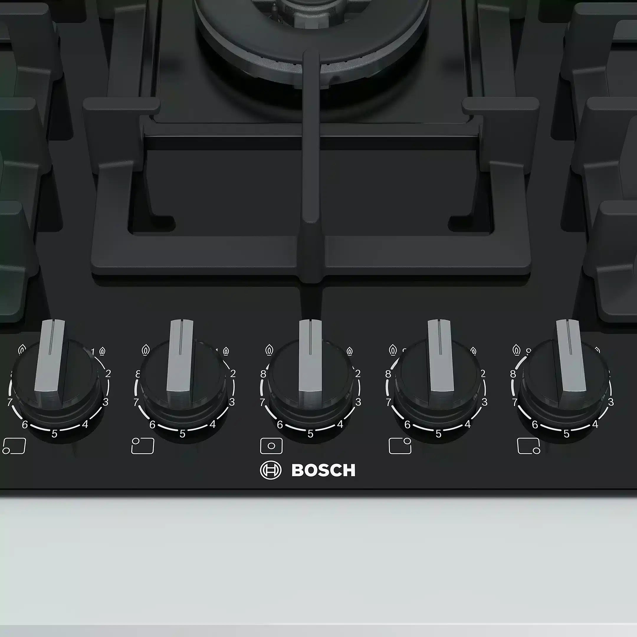 Bosch Gas Hob 5 Burner (W)752mm Black Serie 6 PPQ7AB90 4985D
