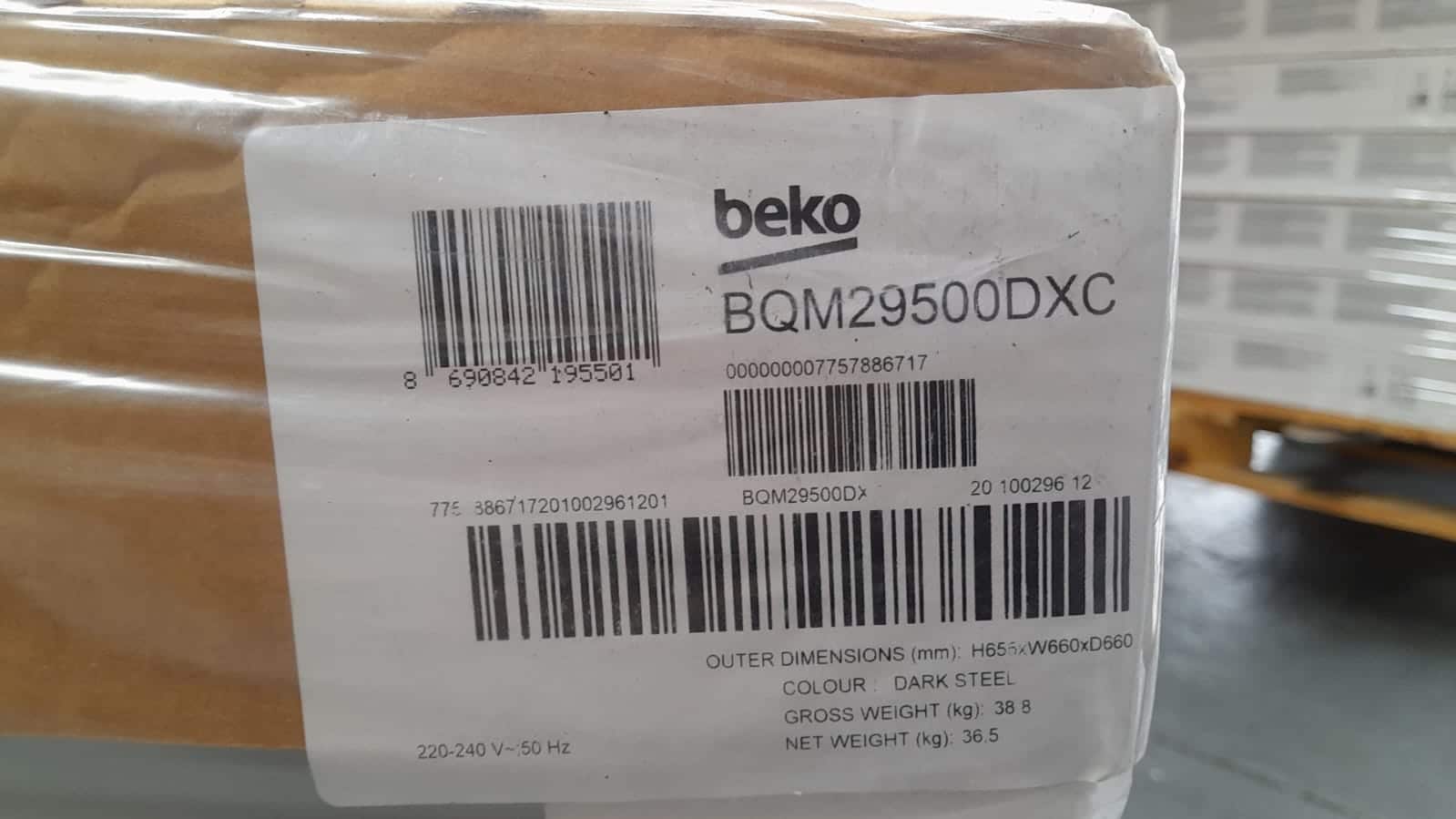 Beko BQM29500DXC Black Steel Built-in Electric Single Multifunction Oven Cosmetic 5501
