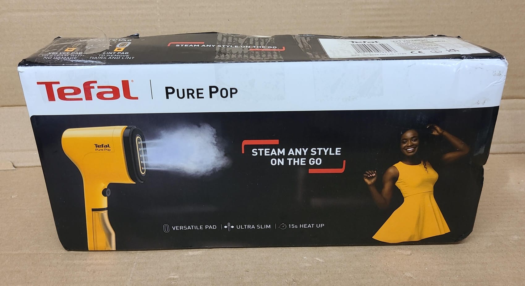 Tefal Pure Pop Slim Handheld Clothes Steamer-8548