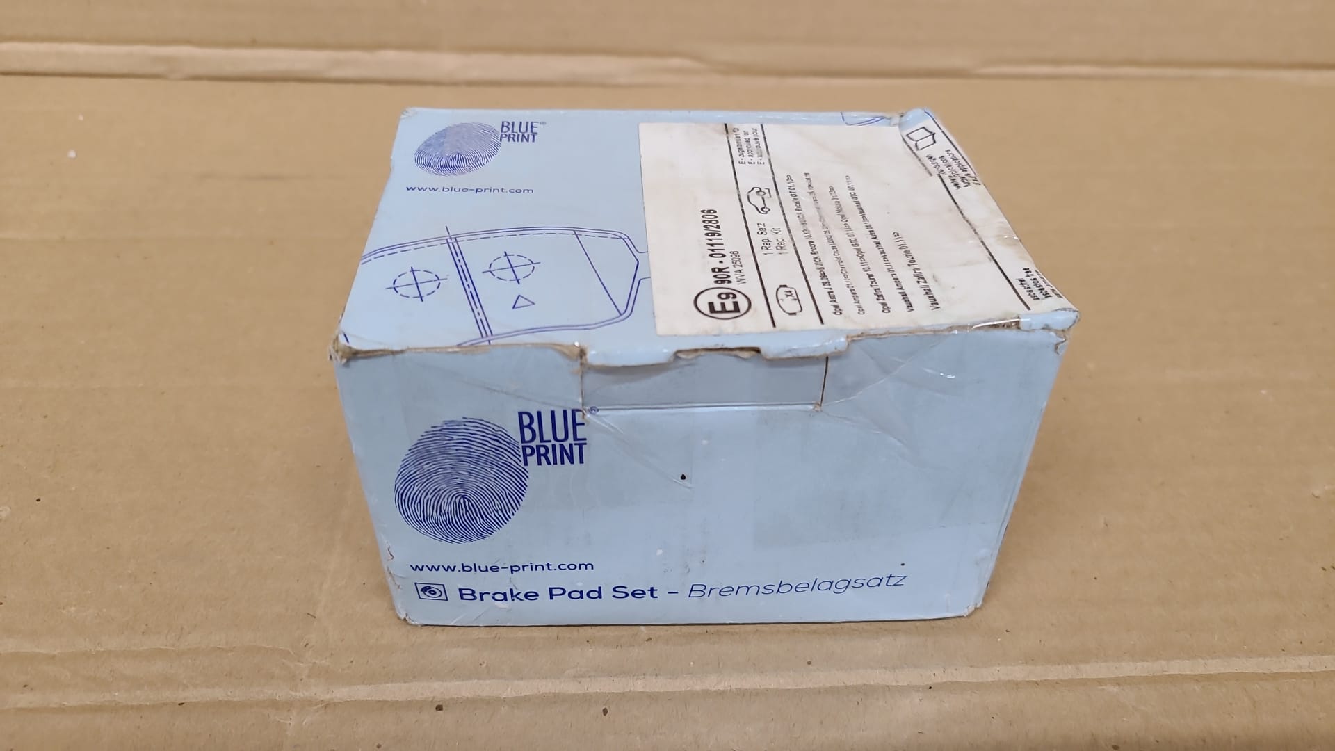 Blue Print ADH24260 Brake Pad Set, pack of four - 8626