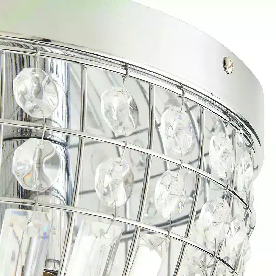 Colours Kryos Brushed Chrome effect 3 Lamp Ceiling light-2532