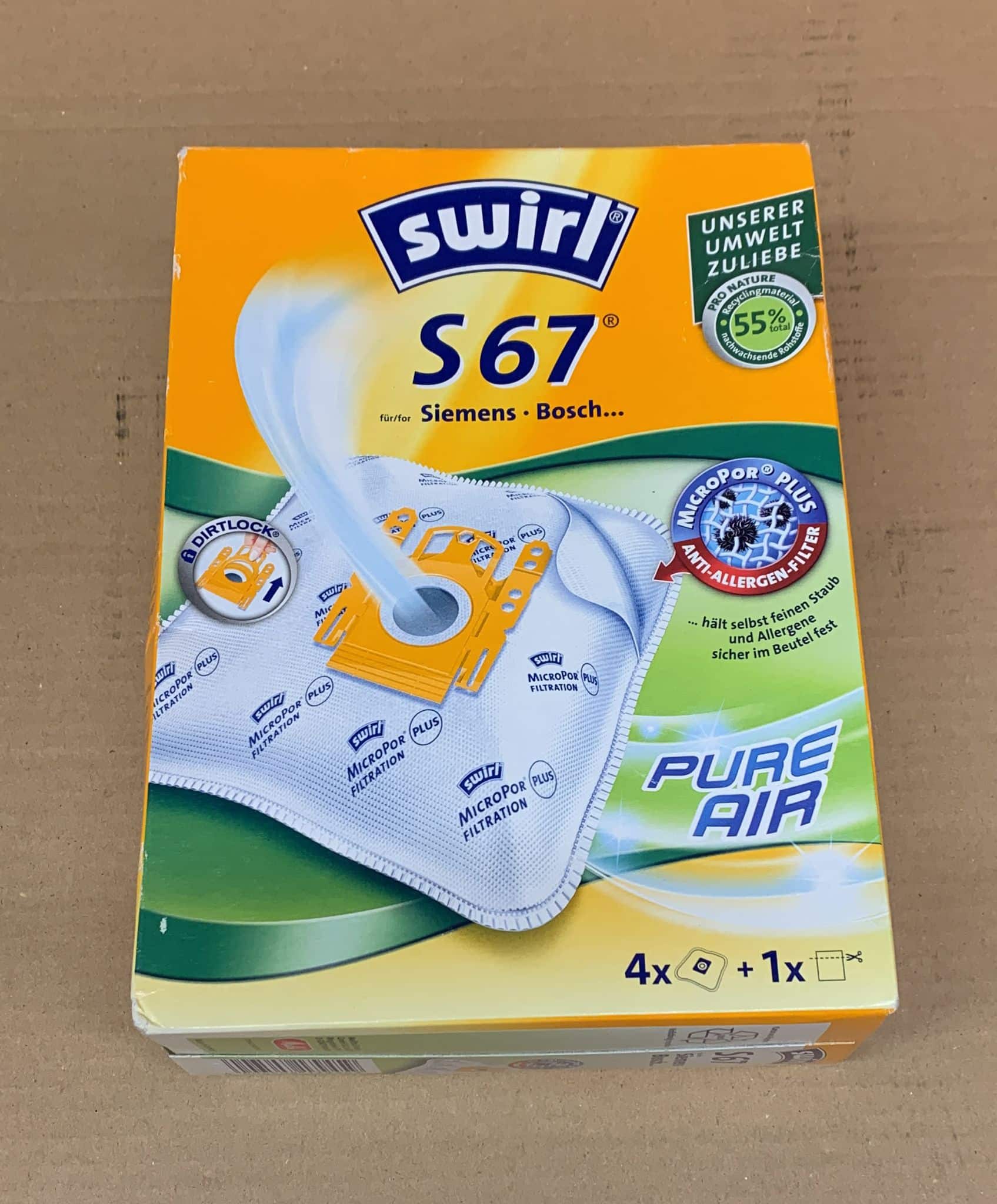 Swirl S 67 Vacuum Cleaner Bags Ideal For Pet Owners-9459