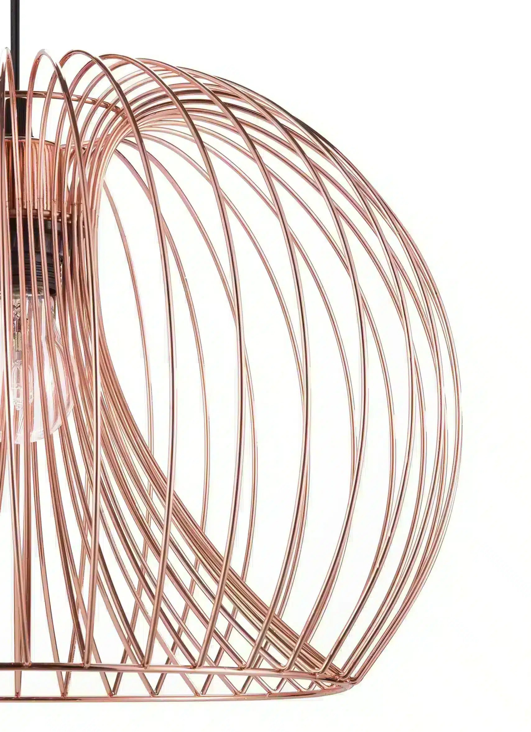 GoodHome Dharug Copper effect Pendant ceiling light, (Dia) 380mm 5321